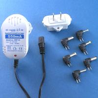 550mA AC Plug Changeable AC/DC Switching Power Supply