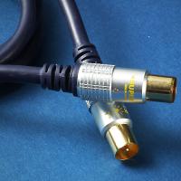 High quality TV male plug to TV male plug cable