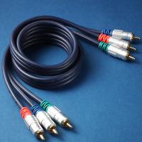 High quality 3 x RGB plug to 3 x RGB plug cable