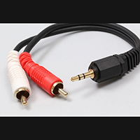 High Quality 3.5 Stereo Plug to 2 x RCA Plug Cable