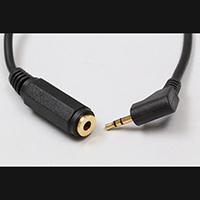 High Quality 2.5 Stereo Plug to 3.5 Stereo Female Plug Cable