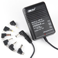 Direct plug-in switching power supply with 2500mA max.